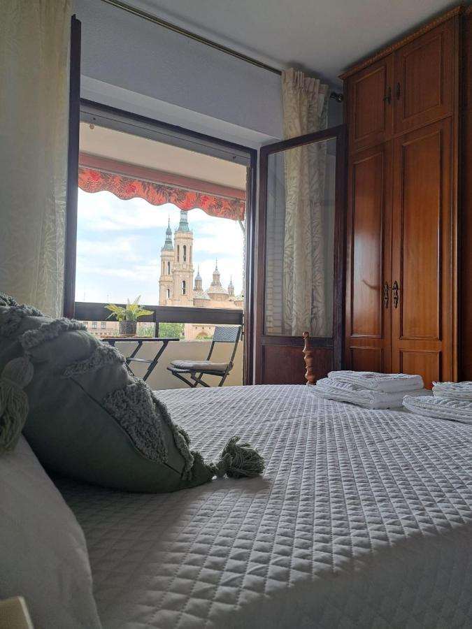 Apartamento Con Vistas Al Pilar Con Aparcamiento Privado ซาราโกซา ภายนอก รูปภาพ